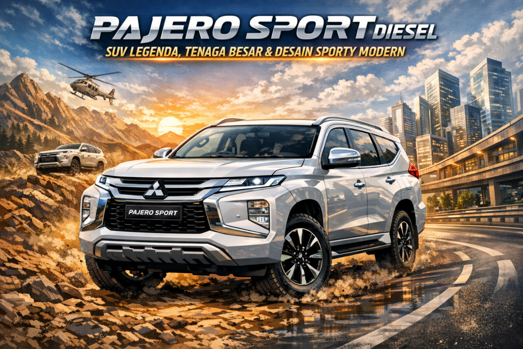 Mitsubishi Pajero Sport Diesel: SUV Legendaris dengan Tenaga Besar dan Desain Sporty Modern